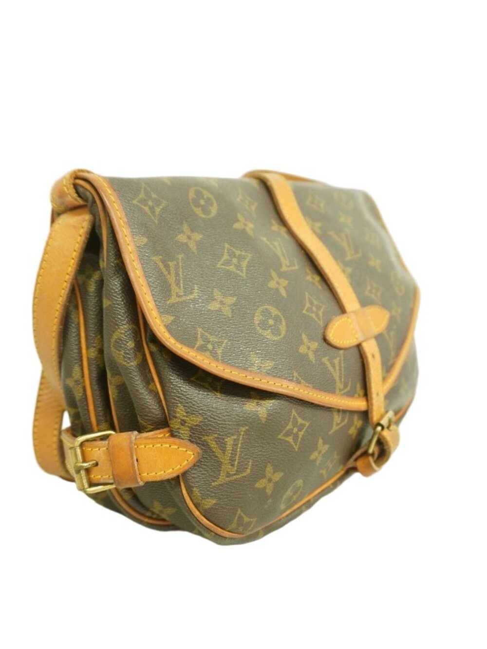 ★SOLD★ Louis Vuitton Shoulder Bag Monogram Saumur 30 Brown - Picture 2 of 10